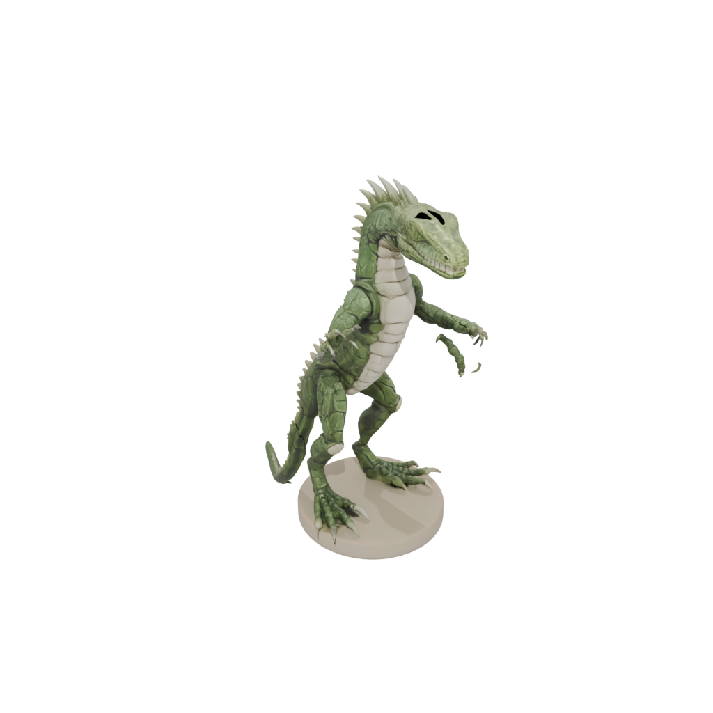 Camo Skeleton Flexi Iguana