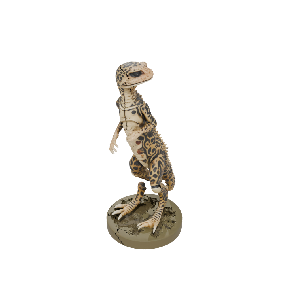 Camo Skeleton Flexi Leopard Gecko