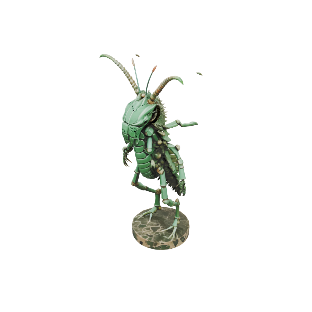 Camo Skeleton Flexi Mantis Shrimp