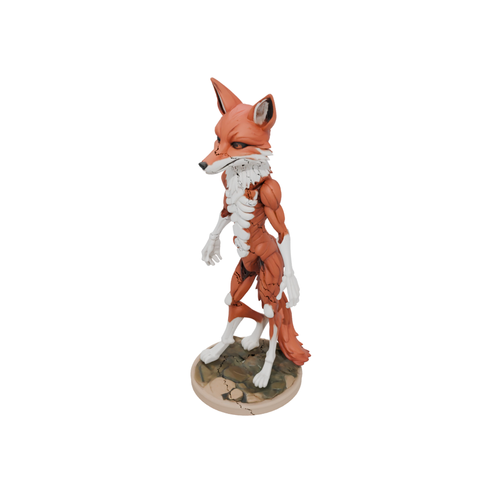 Camo Skeleton Flexi Red Fox