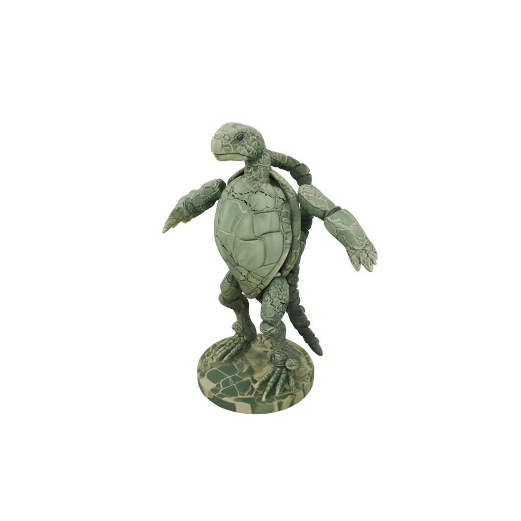 Camo Skeleton Flexi Sea Turtle