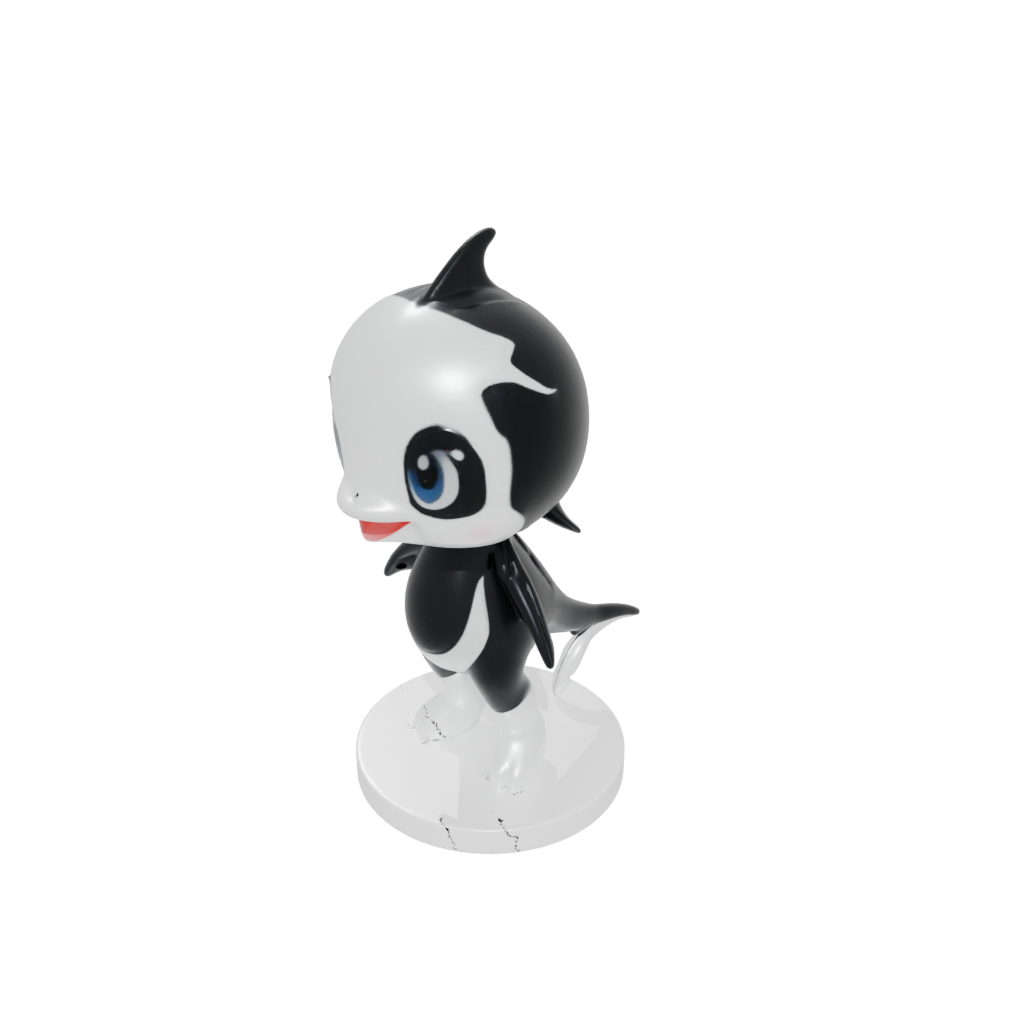 Chibi Flexi Orca Whale