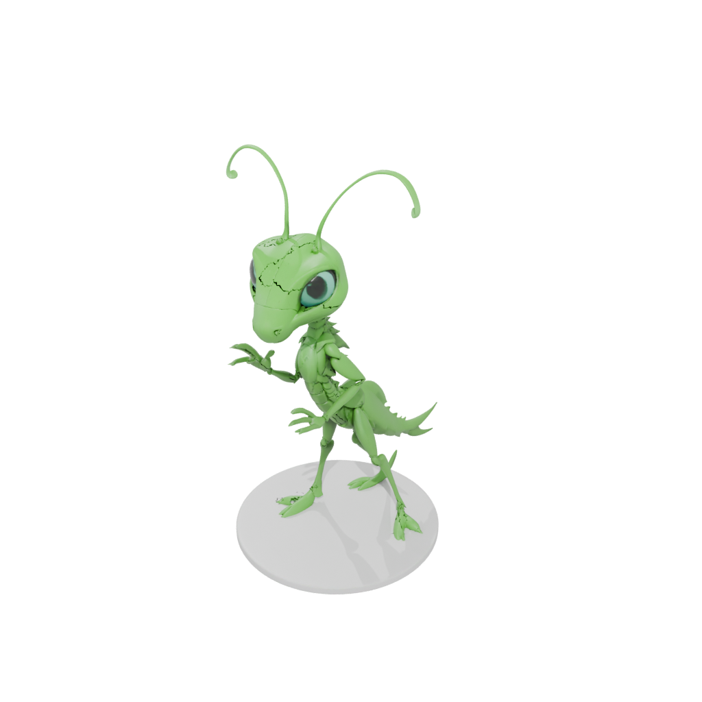 Chibi Flexi Praying Mantis