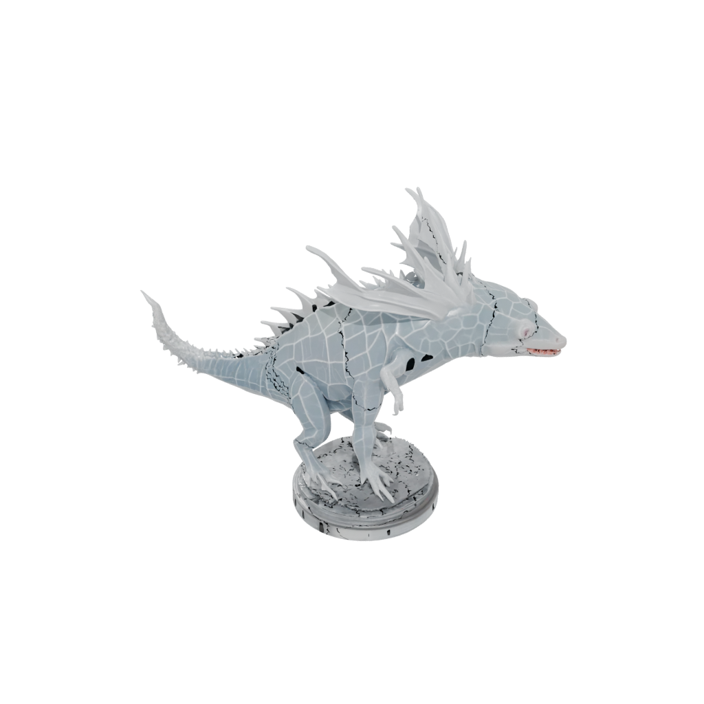 Crystal Armored Flexi Axolotl