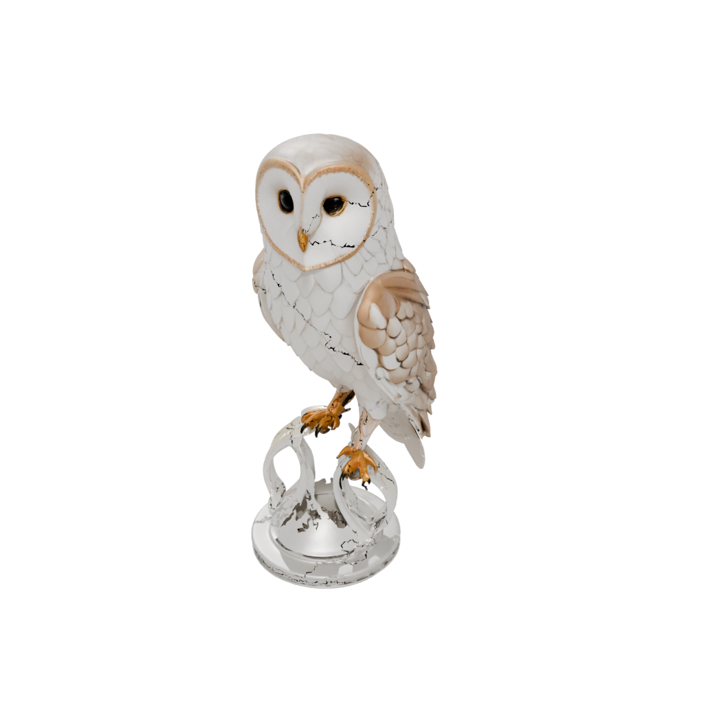 Crystal Armored Flexi Barn Owl
