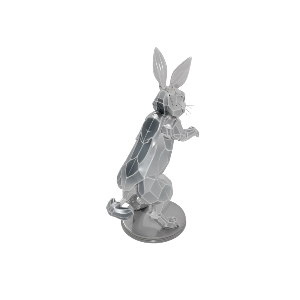 Crystal Armored Flexi Bunny Rabbit