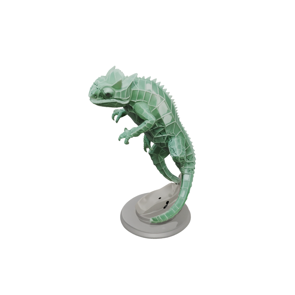 Crystal Armored Flexi Chameleon