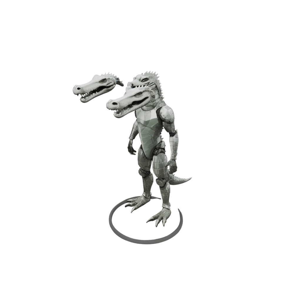 Crystal Armored Flexi Crocodile