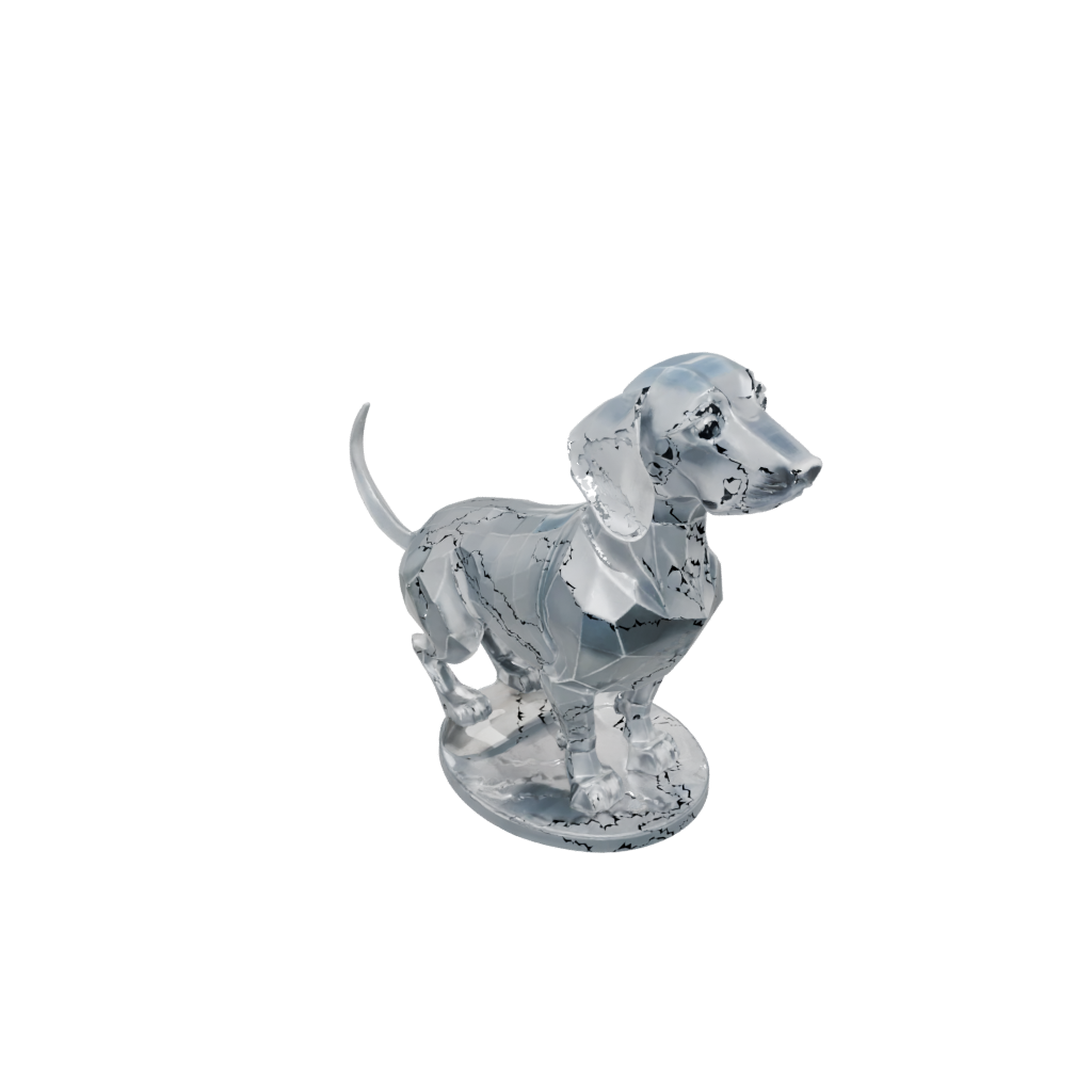 Crystal Armored Flexi Dachshund Dog