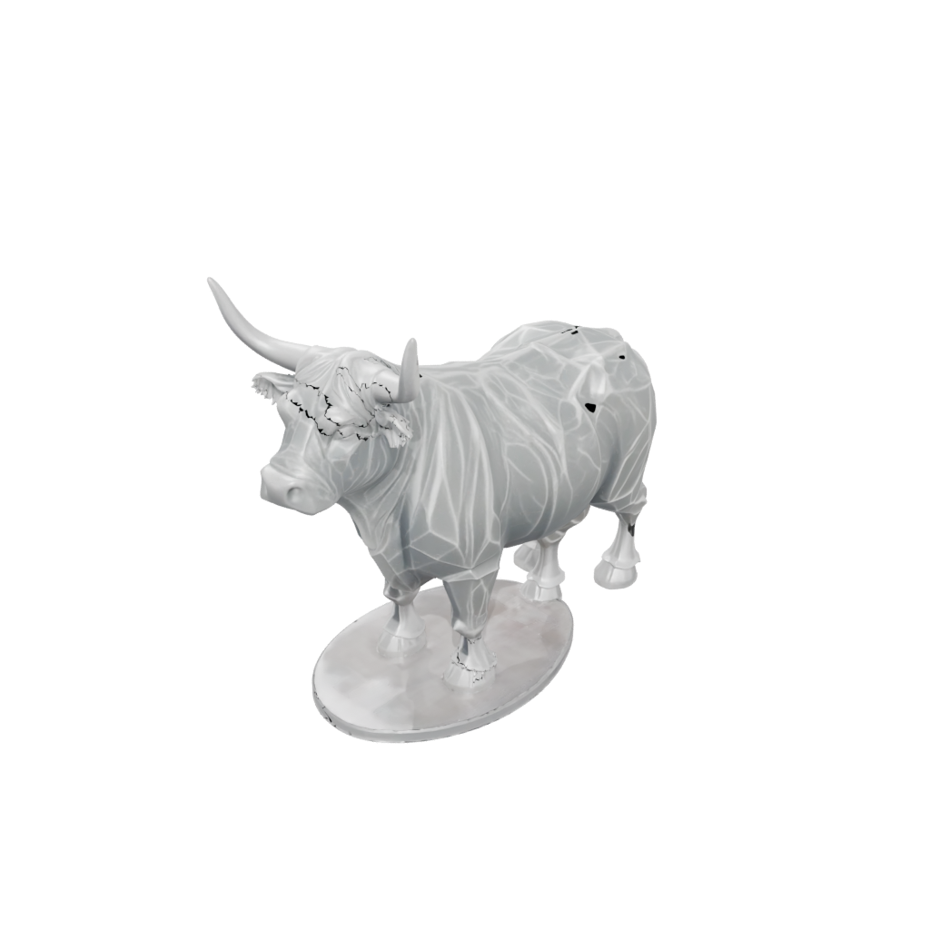 Crystal Armored Flexi Highland Cow