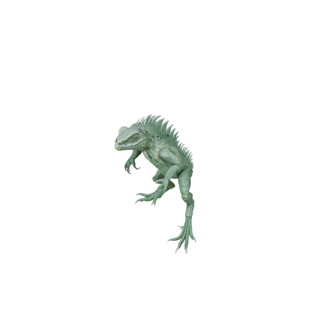 Crystal Armored Flexi Iguana