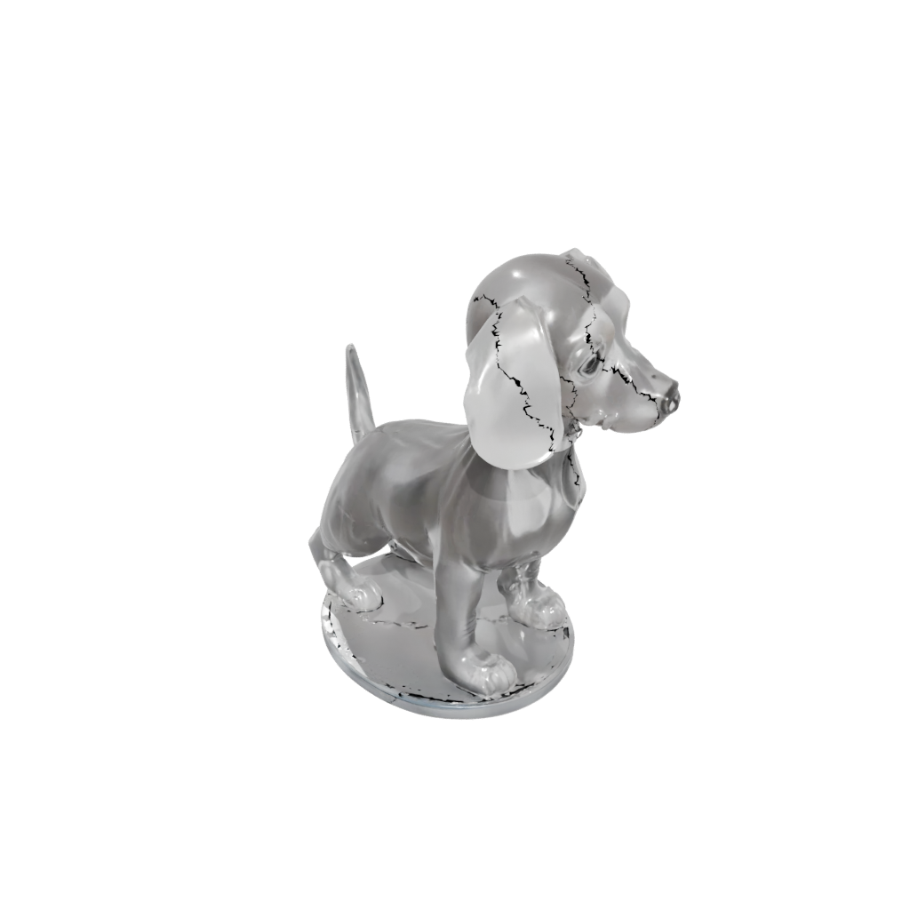 Crystal Chibi Flexi Dachshund Dog