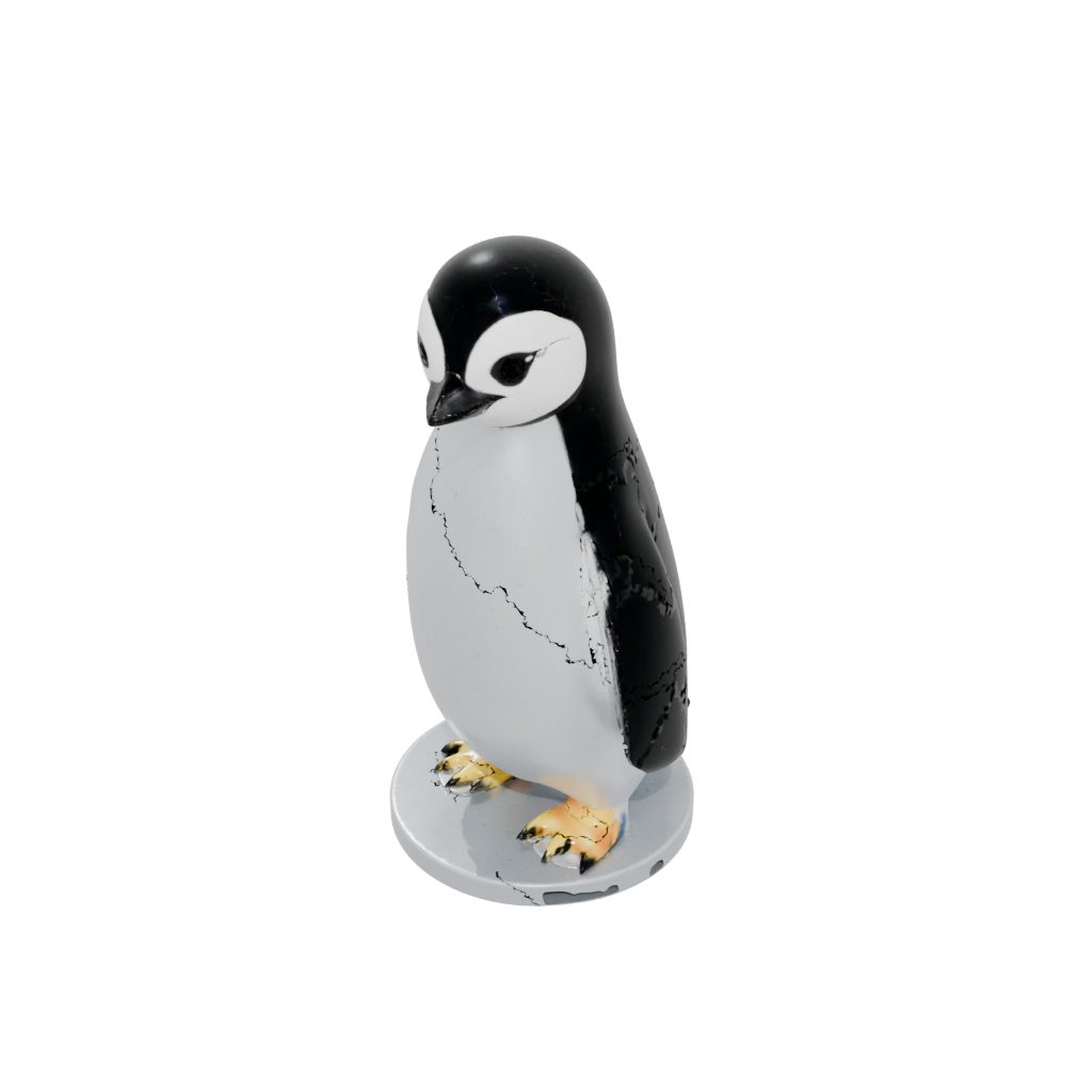Crystal Chibi Flexi Emperor Penguin