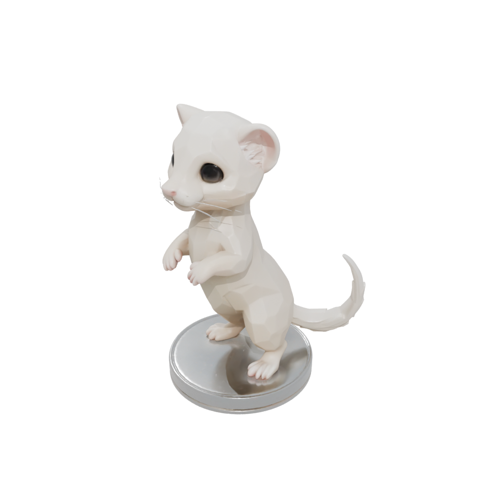 Crystal Chibi Flexi Ferret