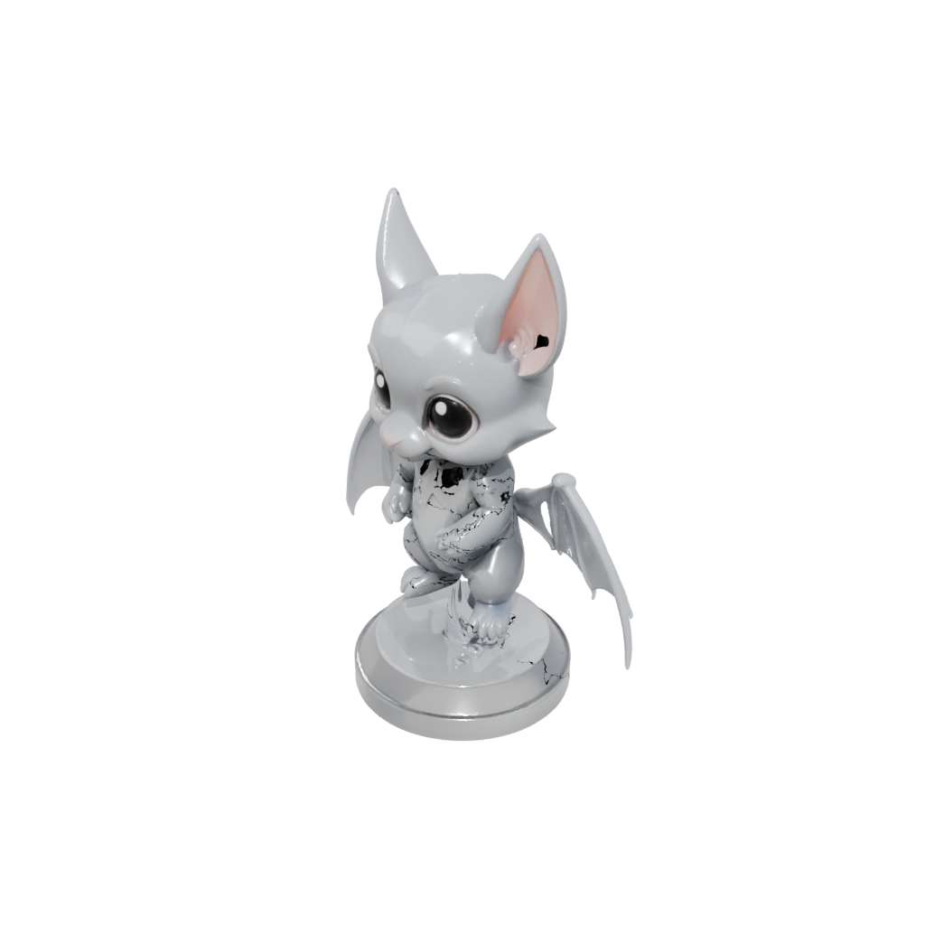 Crystal Chibi Flexi Fruit Bat