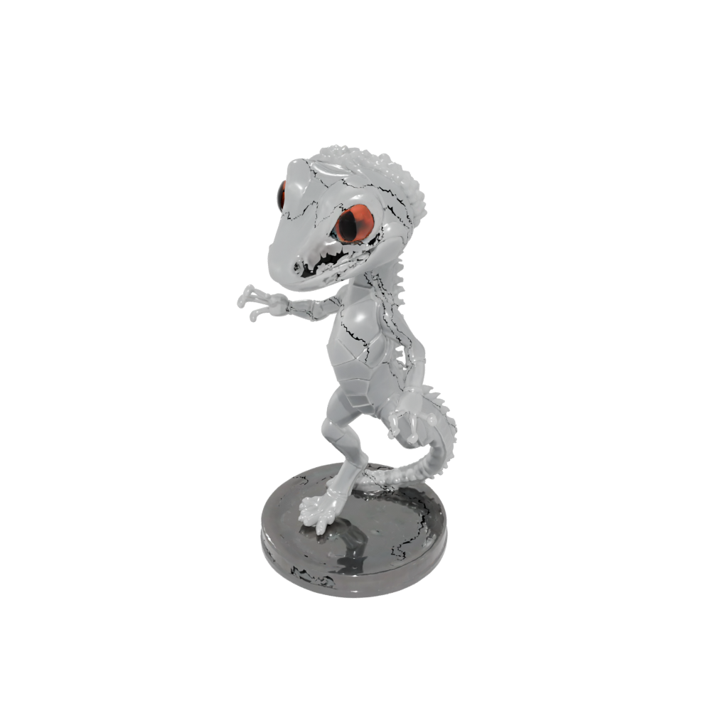 Crystal Chibi Flexi Gecko
