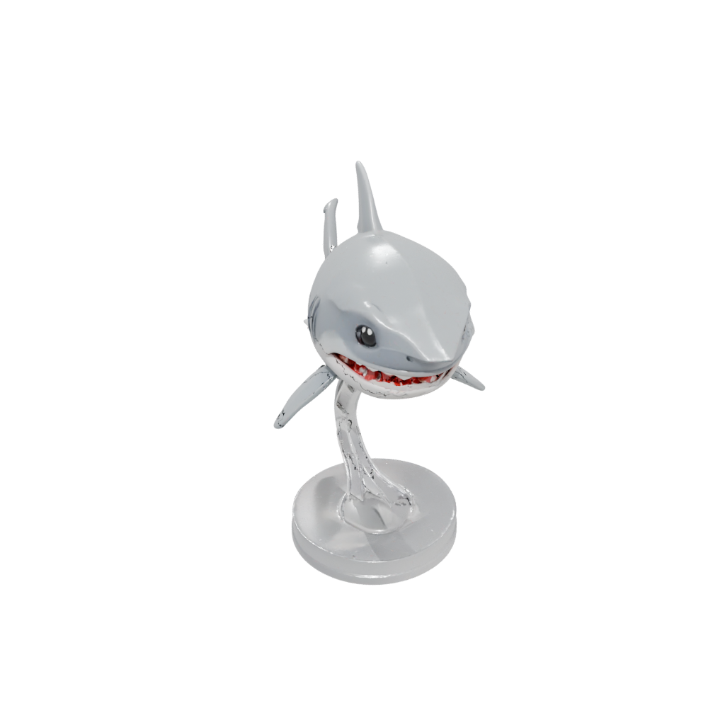Crystal Chibi Flexi Great White Shark