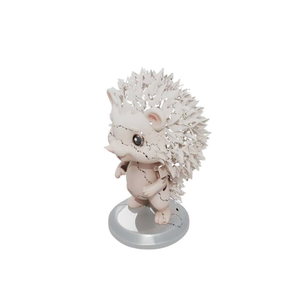 Crystal Chibi Flexi Hedgehog