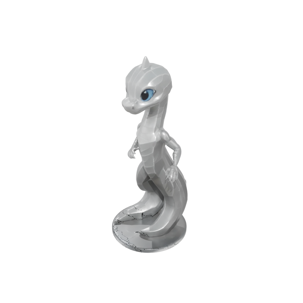 Crystal Chibi Flexi King Cobra