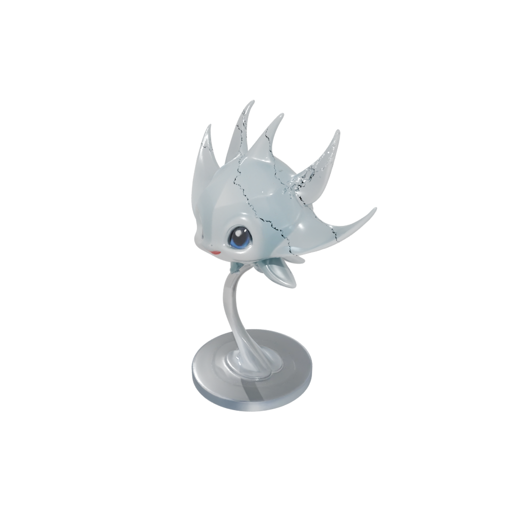 Crystal Chibi Flexi Manta Ray