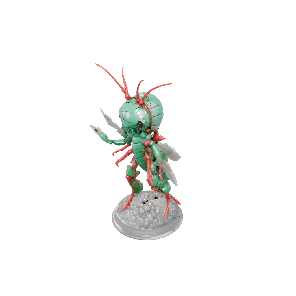 Crystal Chibi Flexi Mantis Shrimp