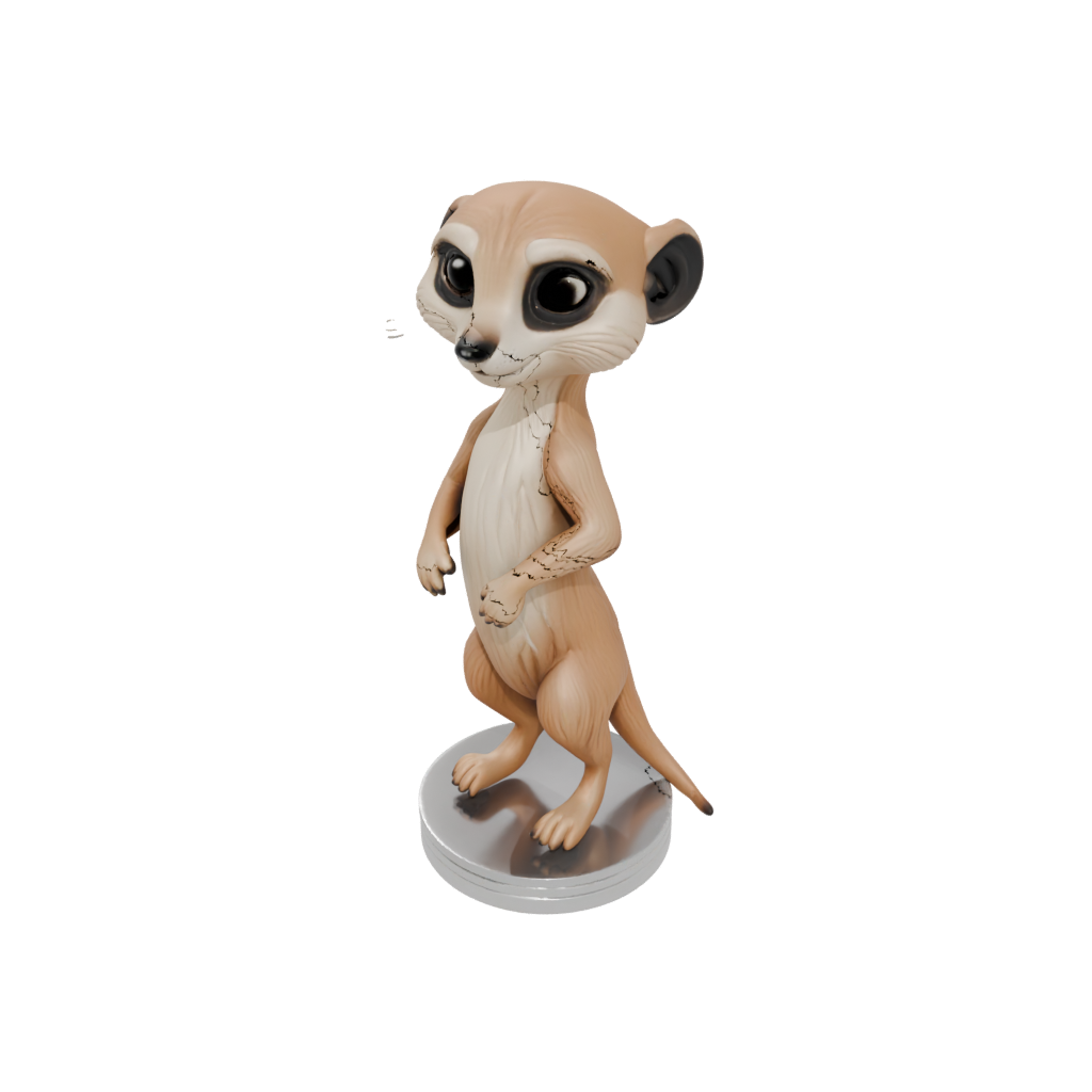 Crystal Chibi Flexi Meerkat