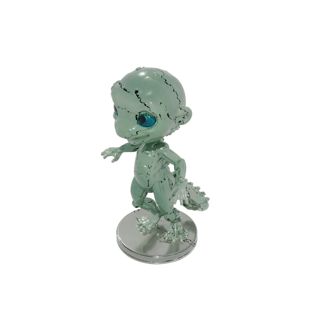 Crystal Chibi Flexi Newt