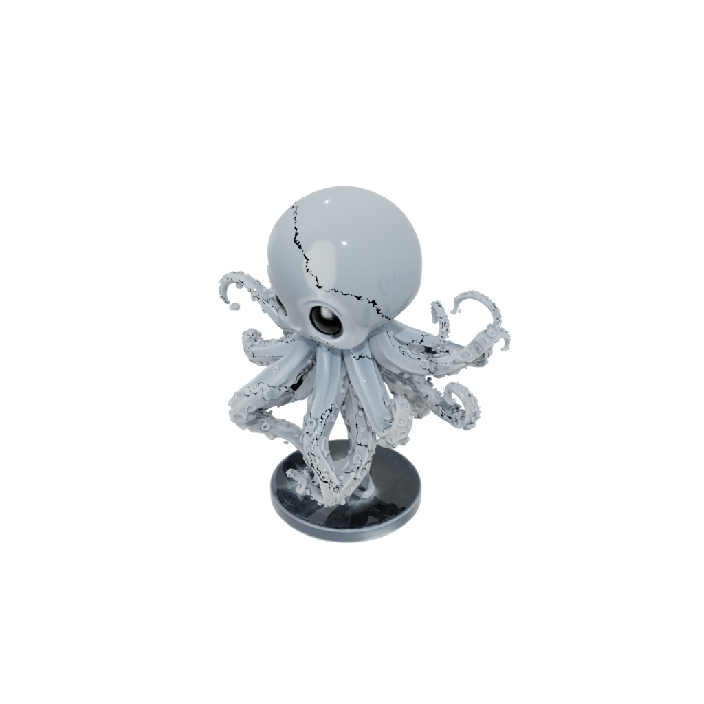 Crystal Chibi Flexi Octopus