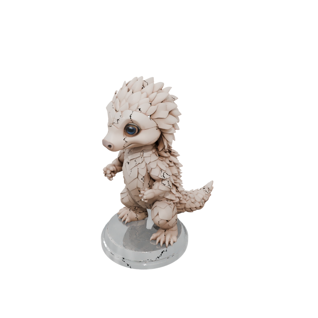 Crystal Chibi Flexi Pangolin