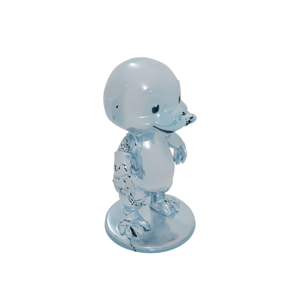 Crystal Chibi Flexi Platypus