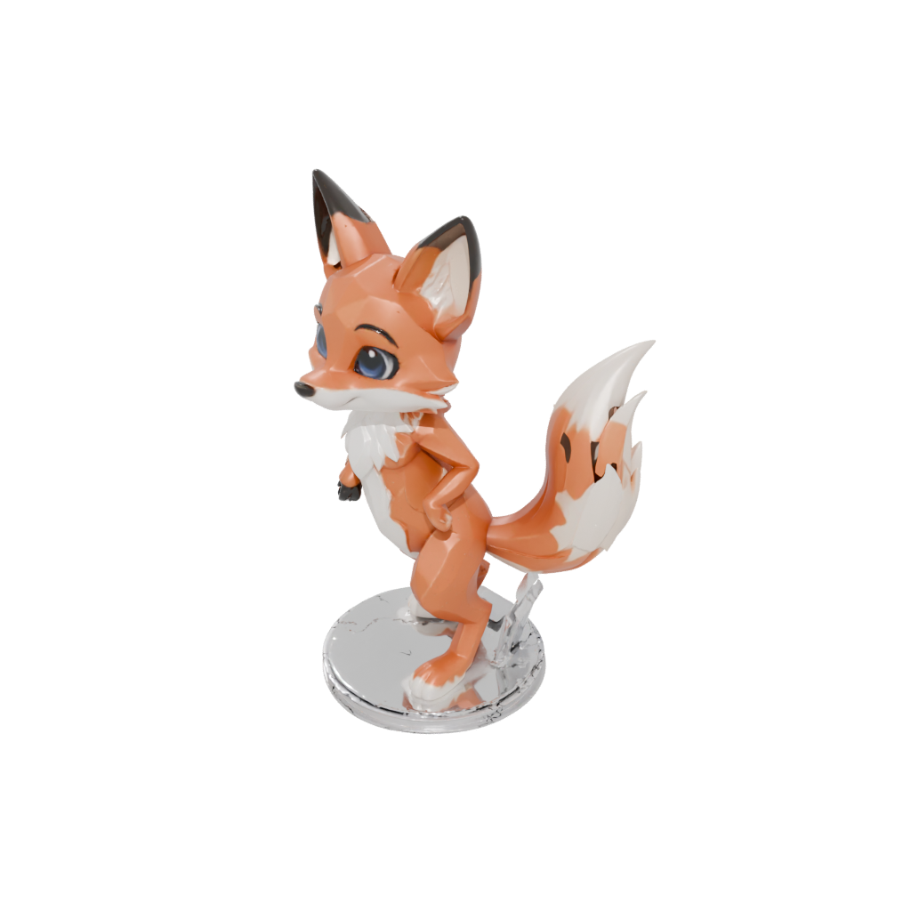 Crystal Chibi Flexi Red Fox