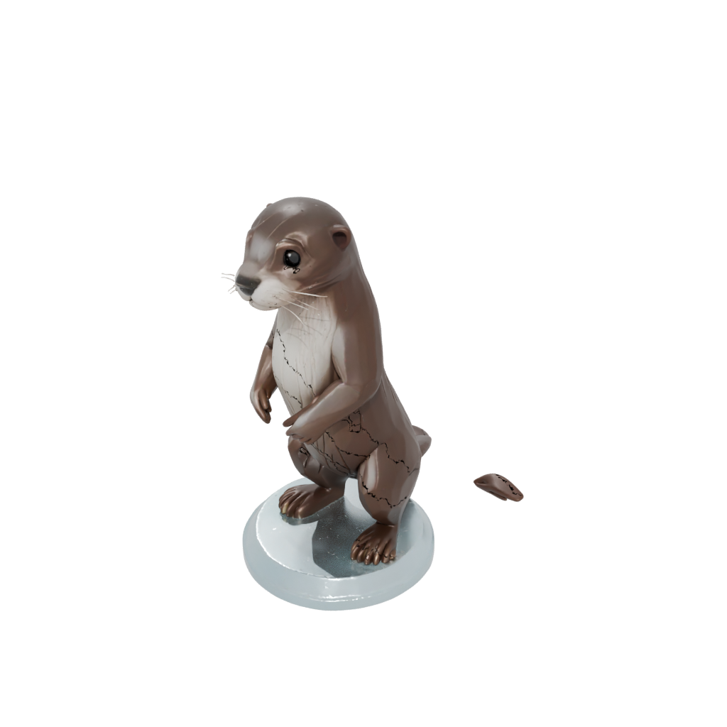 Crystal Chibi Flexi River Otter