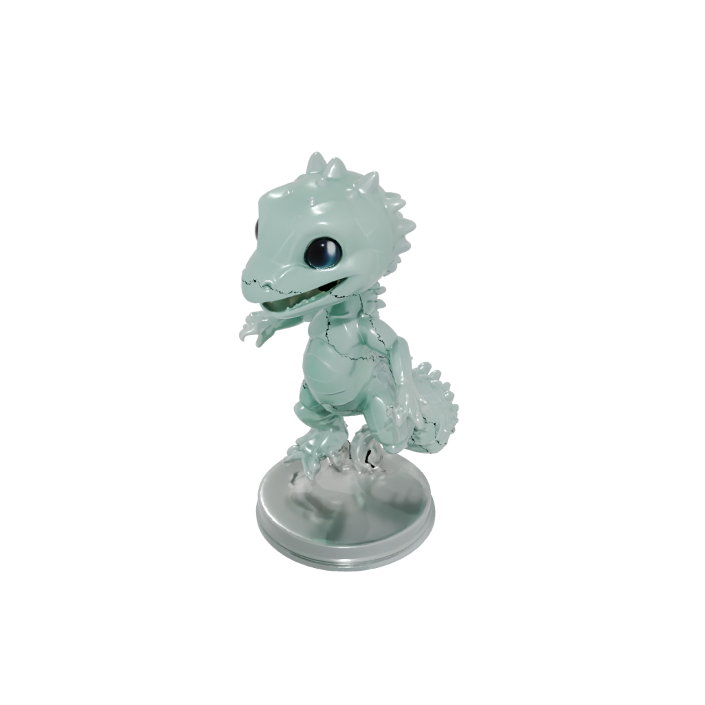 Crystal Chibi Flexi Salamander