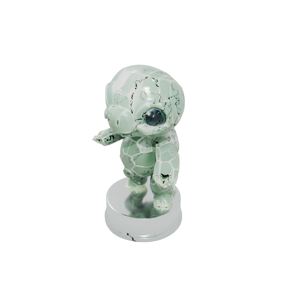 Crystal Chibi Flexi Sea Turtle