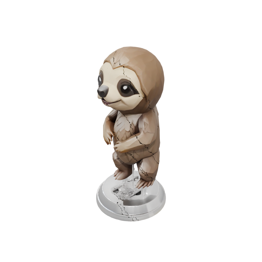 Crystal Chibi Flexi Sloth