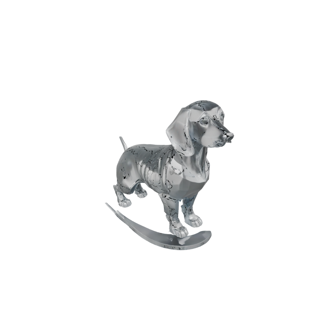 Crystal Flexi Dachshund Dog