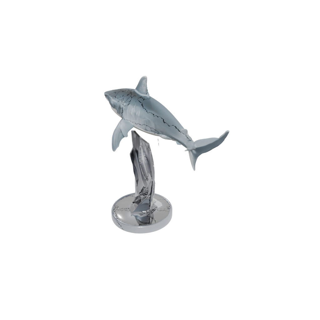 Crystal Flexi Great White Shark