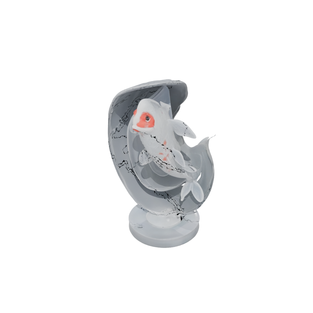 Crystal Flexi Koi Fish