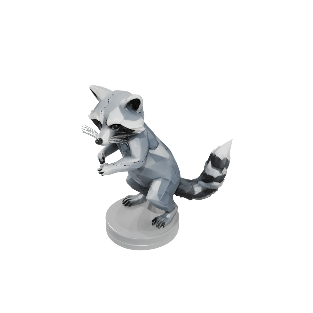 Crystal Flexi Raccoon