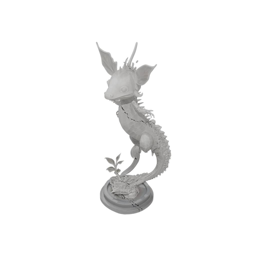 Crystal Floral Flexi Axolotl
