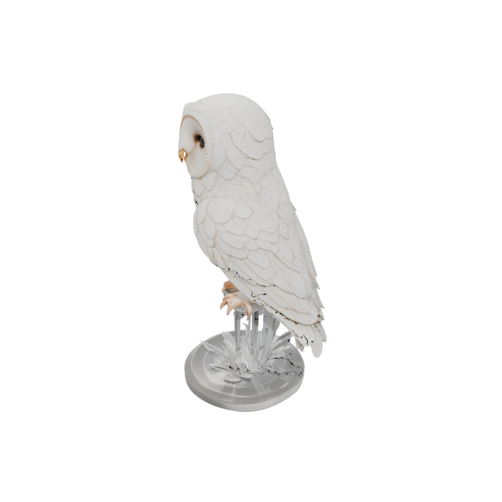 Crystal Floral Flexi Barn Owl