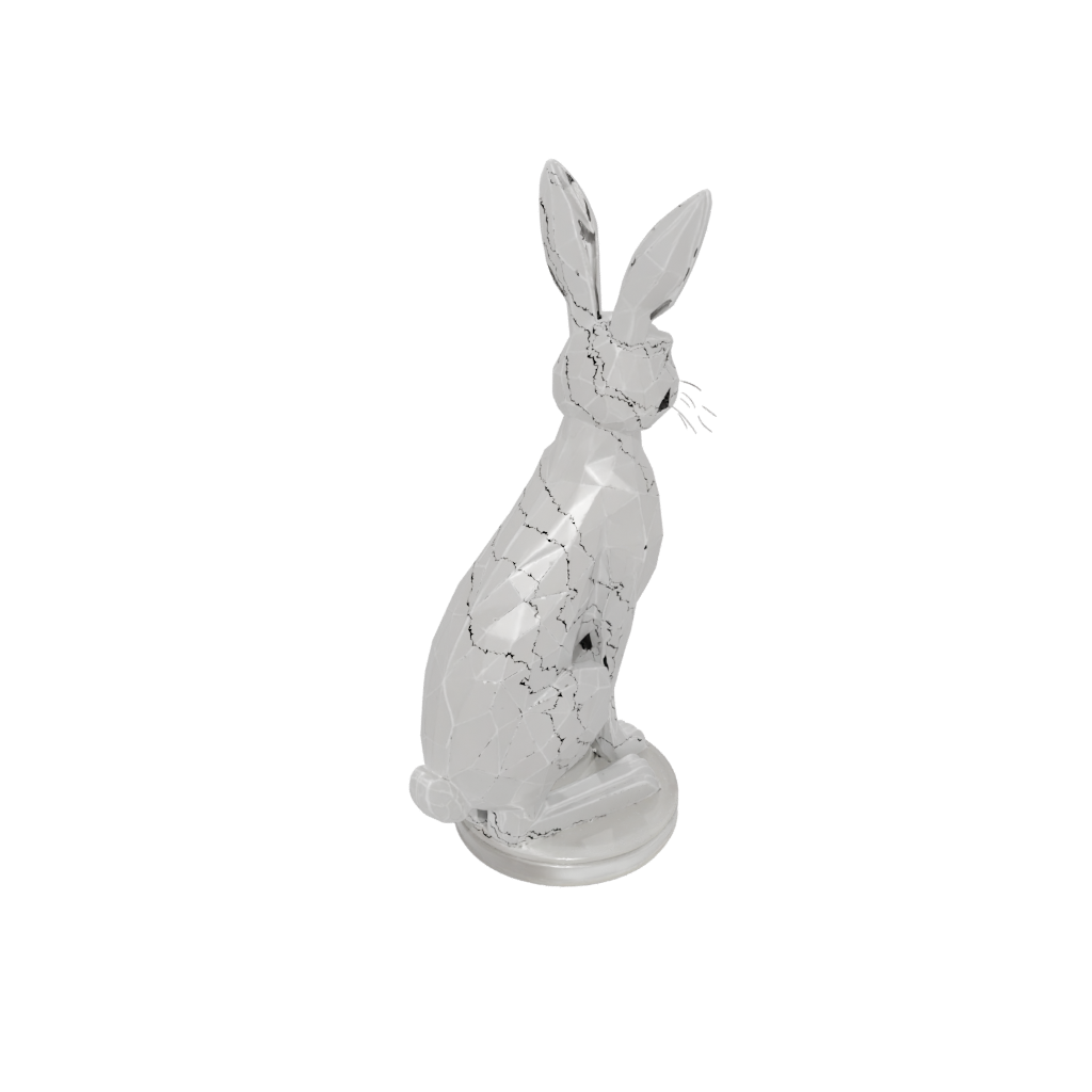 Crystal Floral Flexi Bunny Rabbit