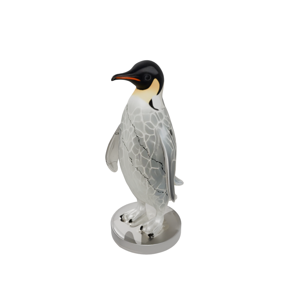 Crystal Floral Flexi Emperor Penguin