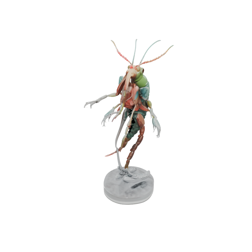 Crystal Floral Flexi Mantis Shrimp