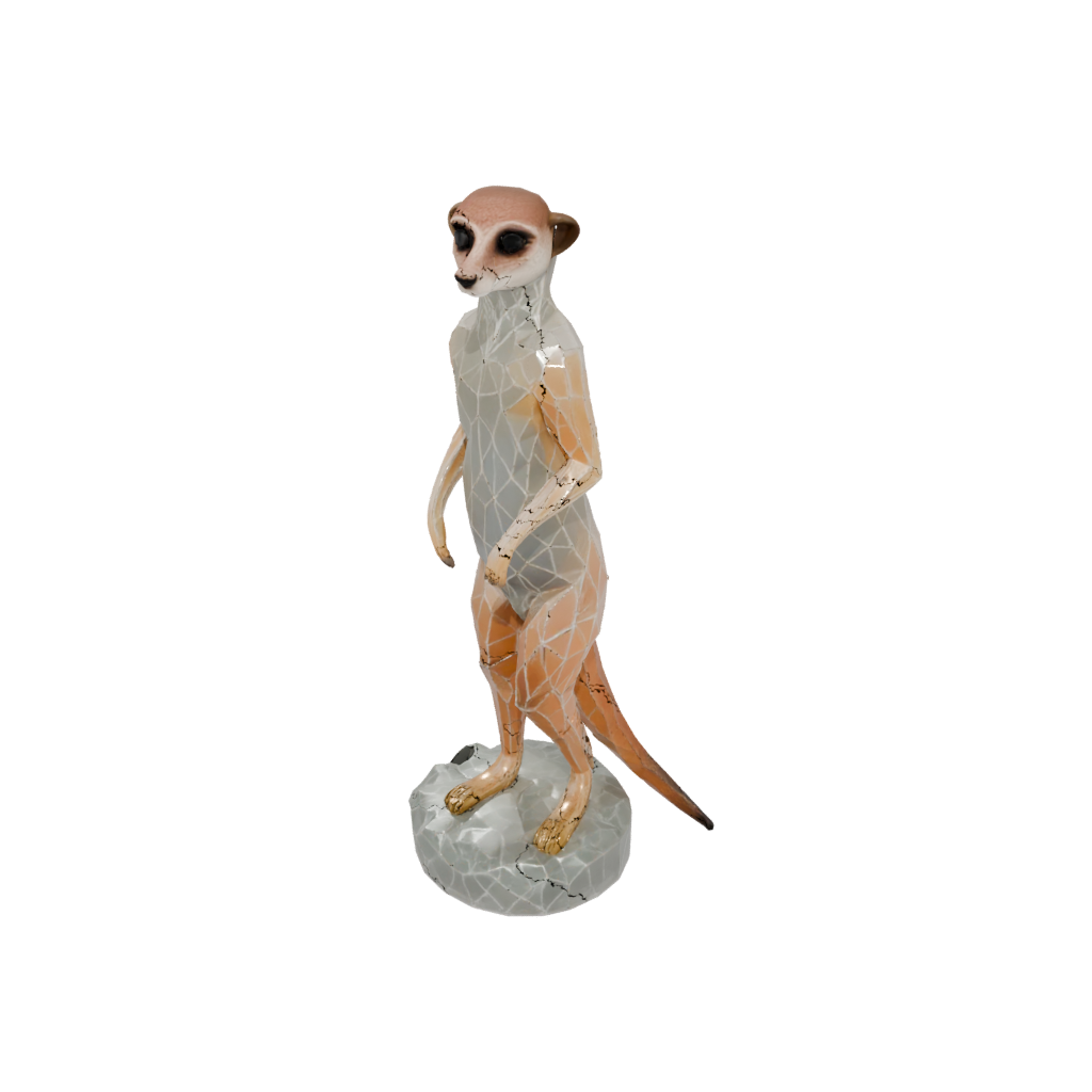 Crystal Floral Flexi Meerkat