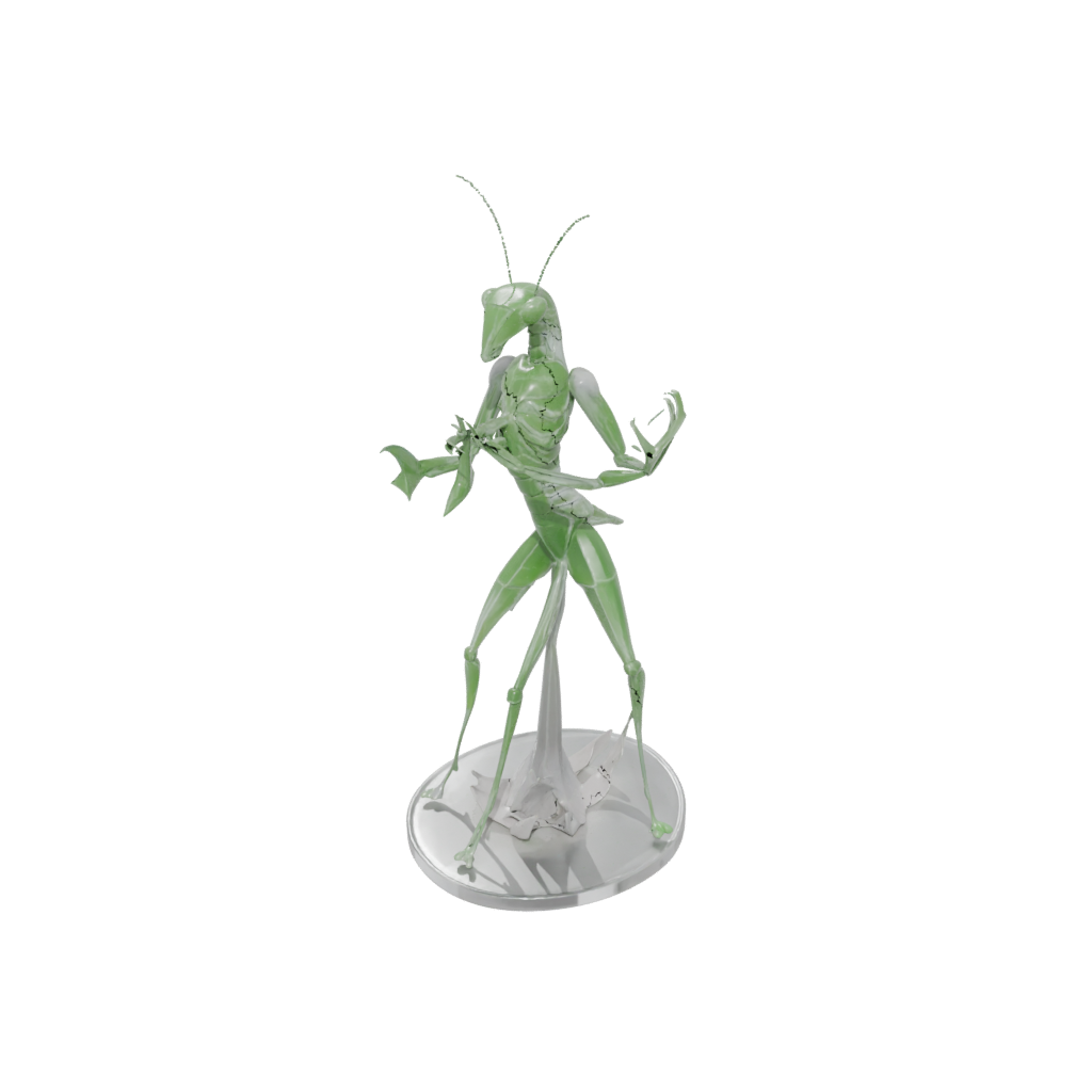 Crystal Floral Flexi Praying Mantis