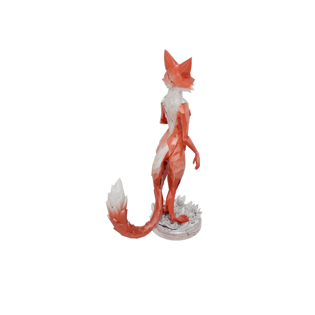 Crystal Floral Flexi Red Fox