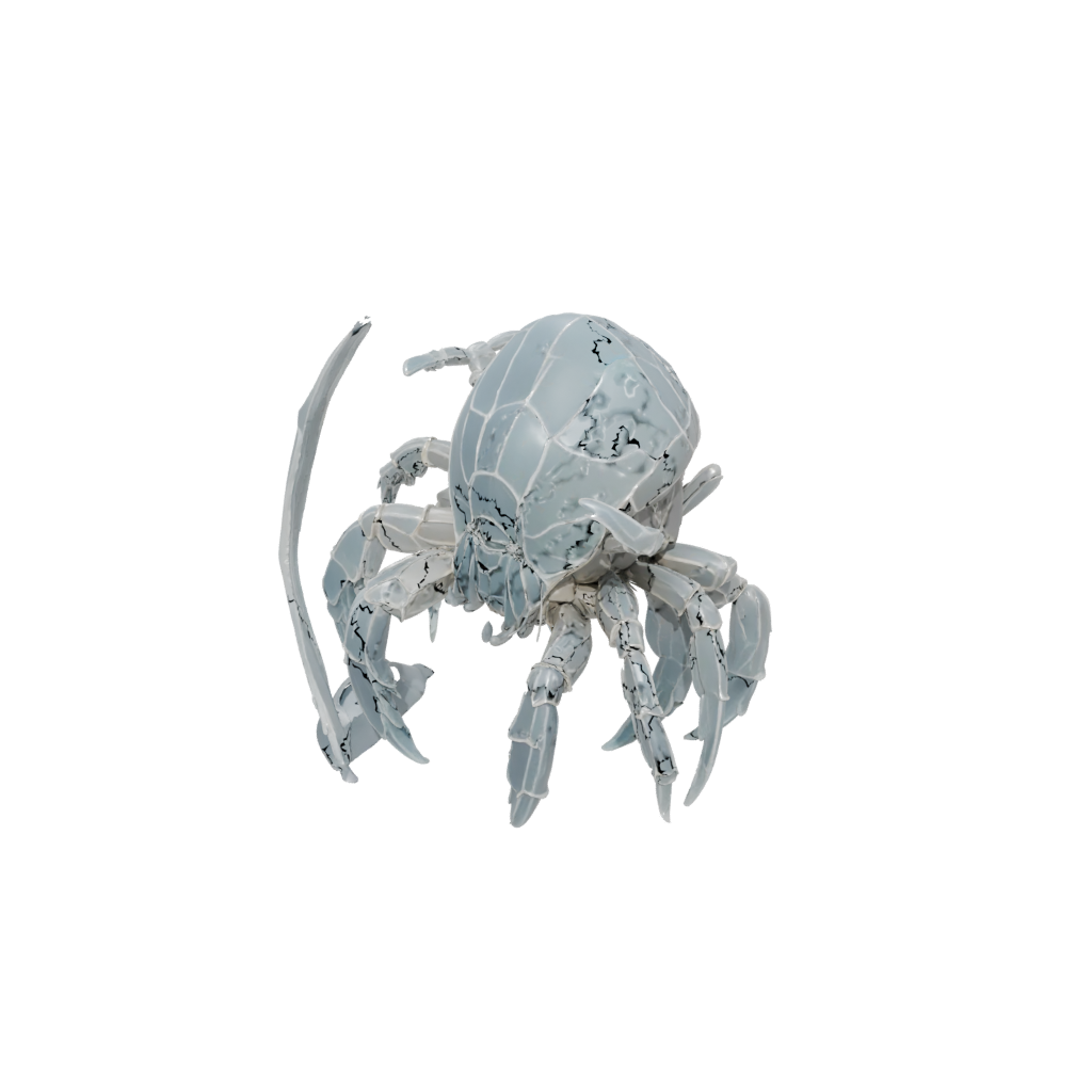 Crystal Geo Flexi Hermit Crab