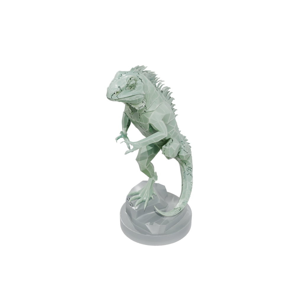 Crystal Geo Flexi Iguana