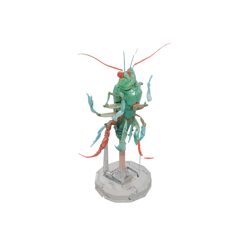 Crystal Geo Flexi Mantis Shrimp